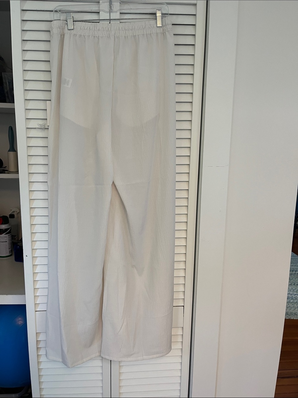 Onia Chloe Wide Leg Pants White NWT - Picture 8 of 9